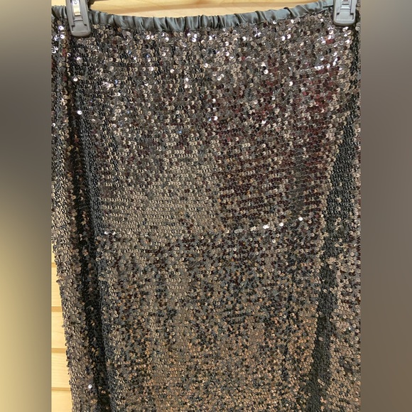 ANDRIANNA PAPPELL  LUREX GORGEOUS RICH LOOKING WOMEN SKIRT SIZE 22 - Picture 2 of 5